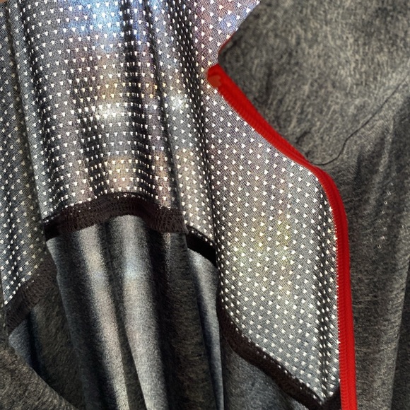 Champion grey heather sweatshirt with mesh panels - Picture 9 of 17